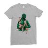 fawns meet kaiju Ladies Fitted T-Shirt
