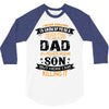 Super Cool Dad Of A Freaking Awesome Son 3/4 Sleeve Shirt