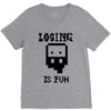 losing is fun! V-Neck Tee