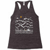 camp fire Racerback Tank