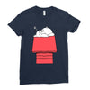 totoro peanut Ladies Fitted T-Shirt