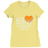 my heart basketball Ladies Fitted T-Shirt