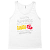 you can't buy happiness but you can live in canada Tank Top