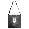 all play and no work Adjustable Strap Totes