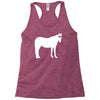 staring horse Racerback Tank