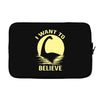 believe in nessie Laptop sleeve