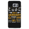 Born January Multitasking Problem Solving Tees Samsung Galaxy S7