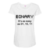 binary Maternity Scoop Neck T-shirt