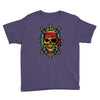 pirate bones skull Youth Tee