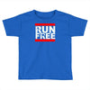 free running parkour run free Toddler T-shirt