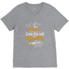 I'm a may woman I was born with my heart V-Neck Tee