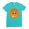 I am Groot Ladies Fitted T-Shirt