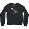 up and atom funny science best product Crewneck Sweatshirt