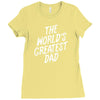 World's Greatest Dad Ladies Fitted T-Shirt