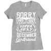 This Guy Is Taken By A Super Sexy December Girlfriend Ladies Fitted T-Shirt