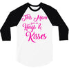 this mom hugs kiss es 3/4 Sleeve Shirt