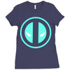 deadpool Ladies Fitted T-Shirt