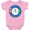 clock Baby Bodysuit