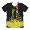 Giraffe Couple T shirts All Over Women's T-shirt