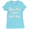 mermaid hair Ladies Fitted T-Shirt