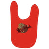 tropical santa Baby Bibs