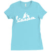 vespa 2 Ladies Fitted T-Shirt