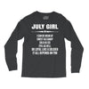 Super July Girl Long Sleeve Shirts