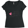 good morning handsome Women's Triblend Scoop T-shirt