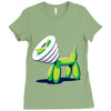 scratchy Ladies Fitted T-Shirt