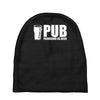 pub providing us beer hoodie Baby Beanies