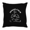 yoga int&eacute;rieur calm Throw Pillow