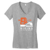 hiking old paths new adventure Women's V-Neck T-Shirt