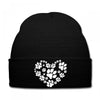 cat love paw Knit Cap