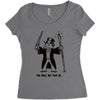 you shall not pass go Women's Triblend Scoop T-shirt