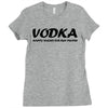 vodka water for happy people t shirt s m l xl 2xl 3xl funny beer keg c Ladies Fitted T-Shirt