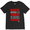injustice anywhere is a threat V-Neck Tee