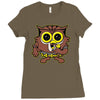 mr. owl Ladies Fitted T-Shirt