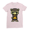 angry raccoon Ladies Fitted T-Shirt