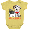 This Girl Loves Her Dalmatian Baby Onesie