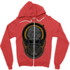 metal disk jockey Zipper Hoodie