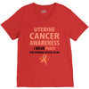 wear peach for uterine cancer V-Neck Tee