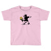 banksy flower Toddler T-shirt