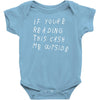 cash me outside Baby Bodysuit