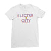 electro city Ladies Fitted T-Shirt