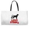 love stinks Weekender Totes