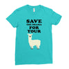 Save The Drama For Your Lama Ladies Fitted T-Shirt