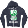 hello clarice Zipper Hoodie