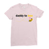 Daddy to Bee Baby Girl Ladies Fitted T-Shirt