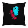 radical ghost Throw Pillow