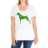 boxer leaf Ladies Curvy T-Shirt